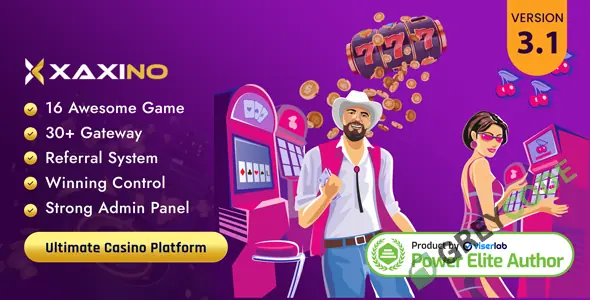 Xaxino v3.1 - Ultimate Casino Platform - nulled