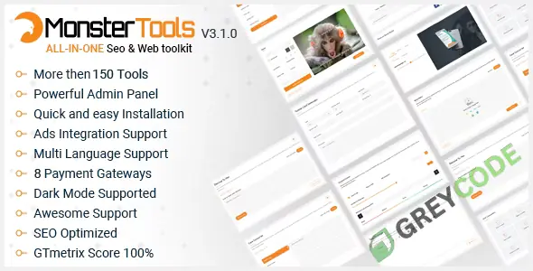 MonsterTools v3.1.0 - The All-in-One SEO & Web Toolkit, like a Swiss Army Knife - nulled